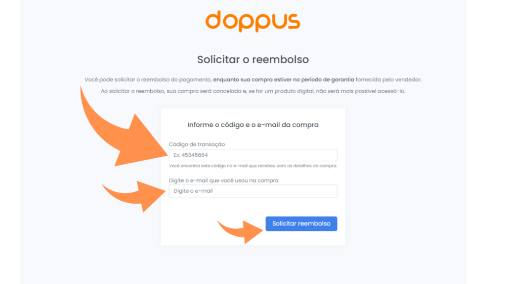 Como solicitar um reembolso na doppus