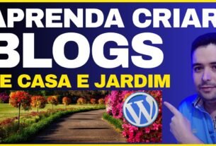 Como Criar um Blog de casa e jardim no wordpress