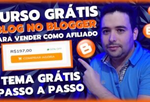 curso grátis de criação de blog no blogger