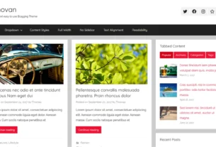 Tema Donovan WordPress