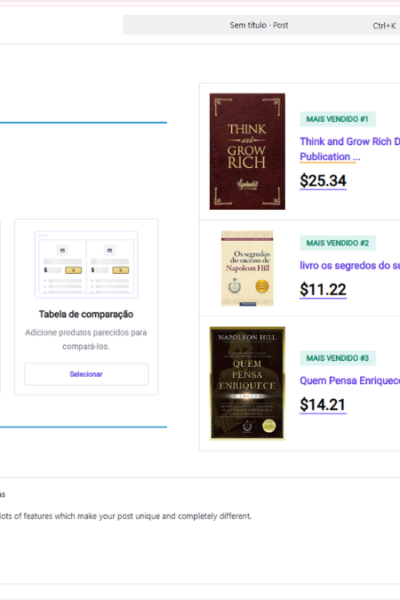 Plugin para Afiliados Amazon da Hostinger
