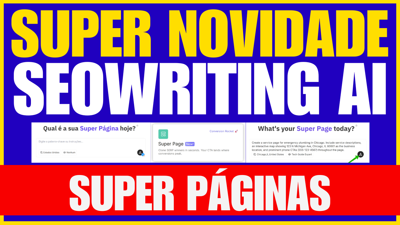 super página da seowriting ai