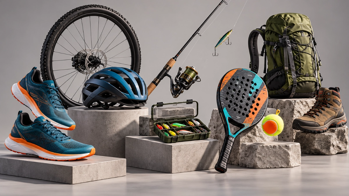 5 Subnichos de Esportes para Monetizar com Google AdSense em 2026 1 Equipamentos de corrida, ciclismo, pesca esportiva, beach tennis e trilhas