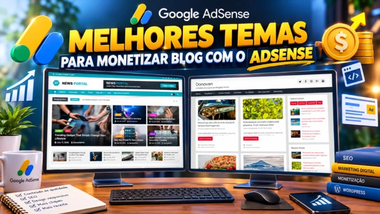 Kildary Oliver: WordPress, SEO e Google AdSense 3 Melhores Temas WordPress Grátis para AdSense em 2026