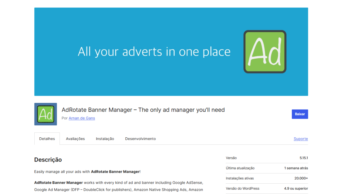 AdRotate Banner Manager