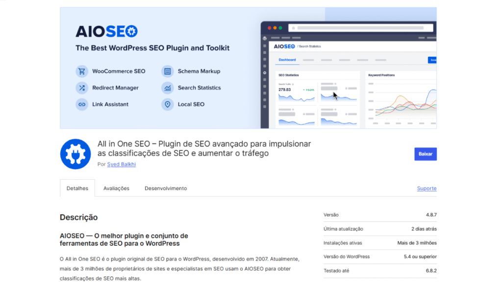 Plugin All in One SEO (AIOSEO)
