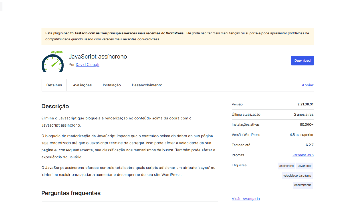 async javascript wordpress plugin tutorial :load... Plugin Async JavaScript: defer/async