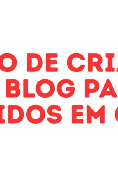curso de criação de blog para afiliados em goiás
