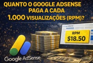 quanto o Google AdSense paga a cada 1.000 visualizações