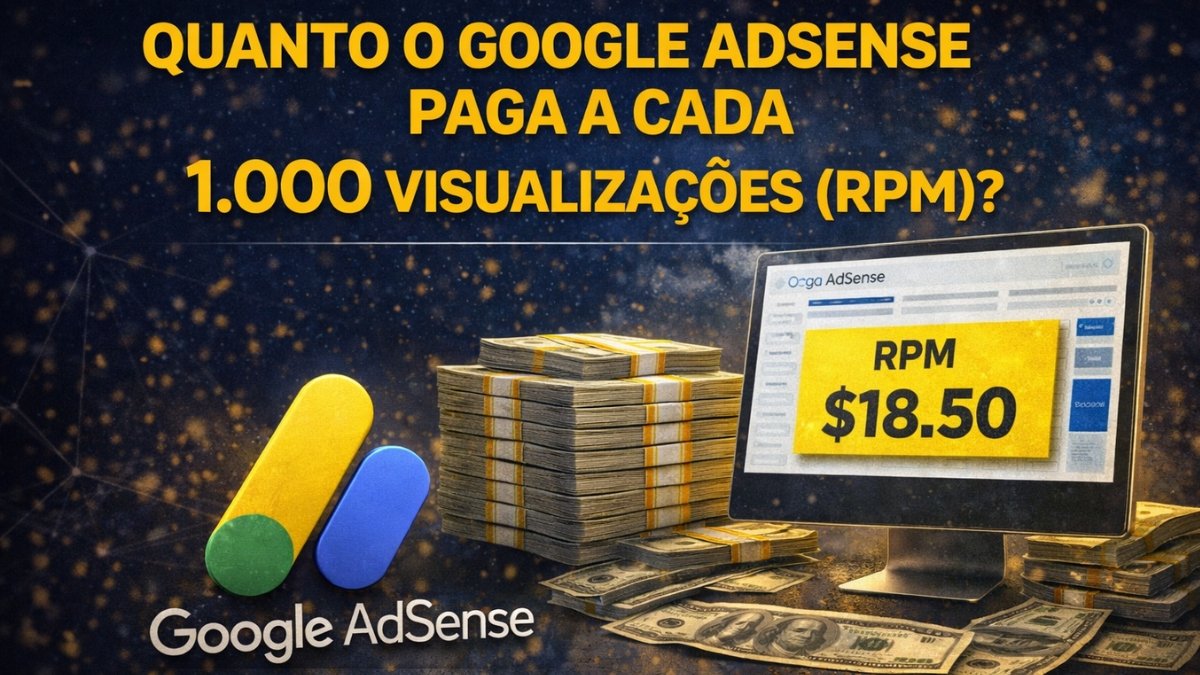 quanto o Google AdSense paga a cada 1.000 visualizações