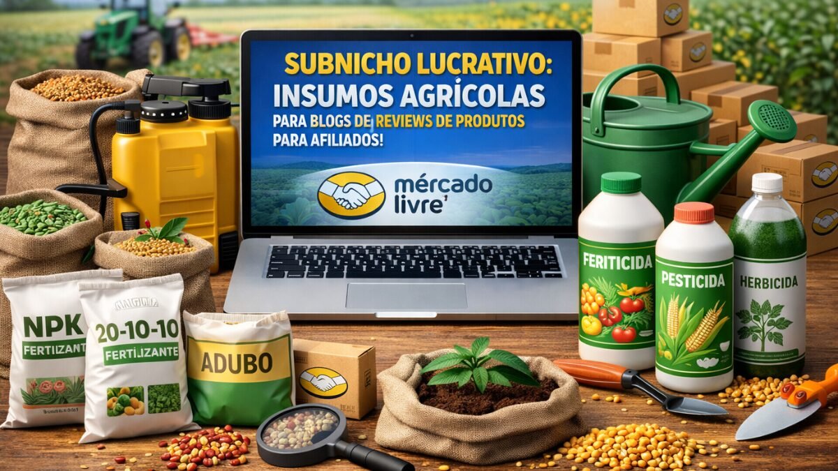 Subnicho lucrativo insumos agrícolas para blogs de reviews