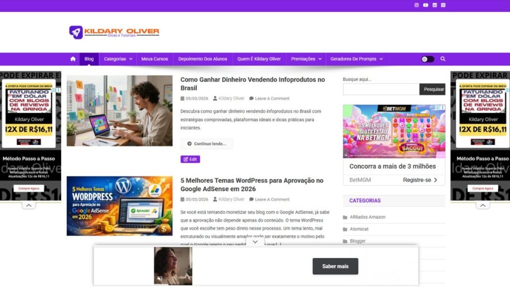 Características técnicas que fazem o News Portal funcionar para o AdSense