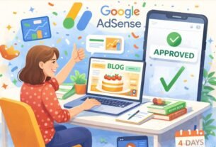 Como Raquel Teve o Blog de Receitas Aprovado no Google AdSense em Apenas 4 Dias