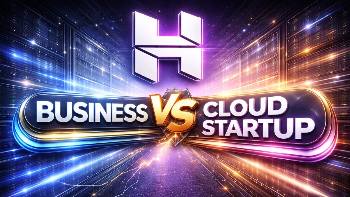 Hospedagem WordPress Hostinger Cloud Startup vs Business