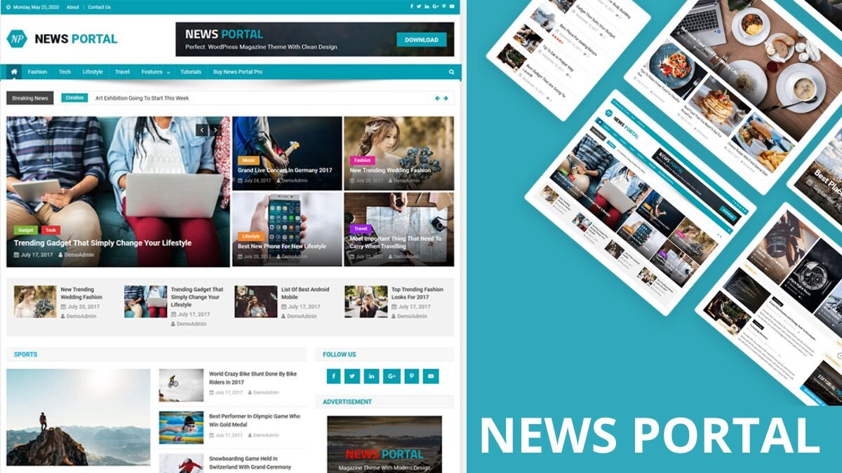 Tema News Portal WordPress