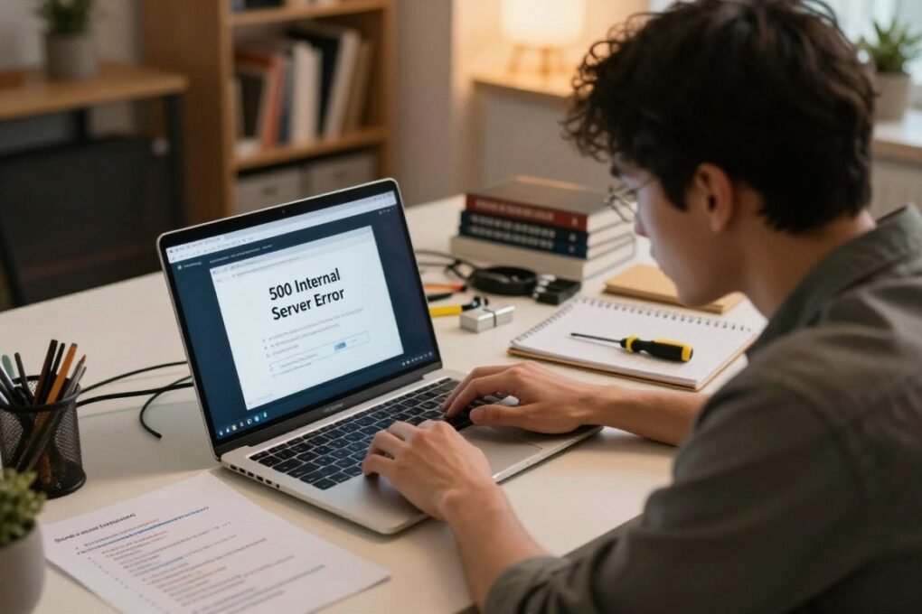 como corrigir erro 500 wordpress.org