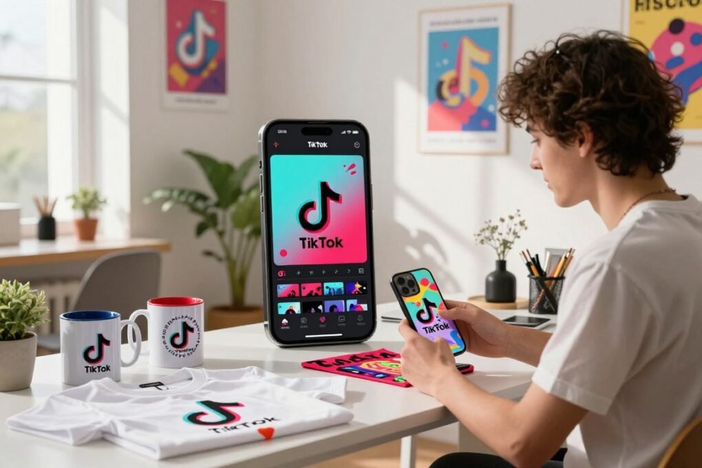monetização TikTok Brasil com merchandising personalizado