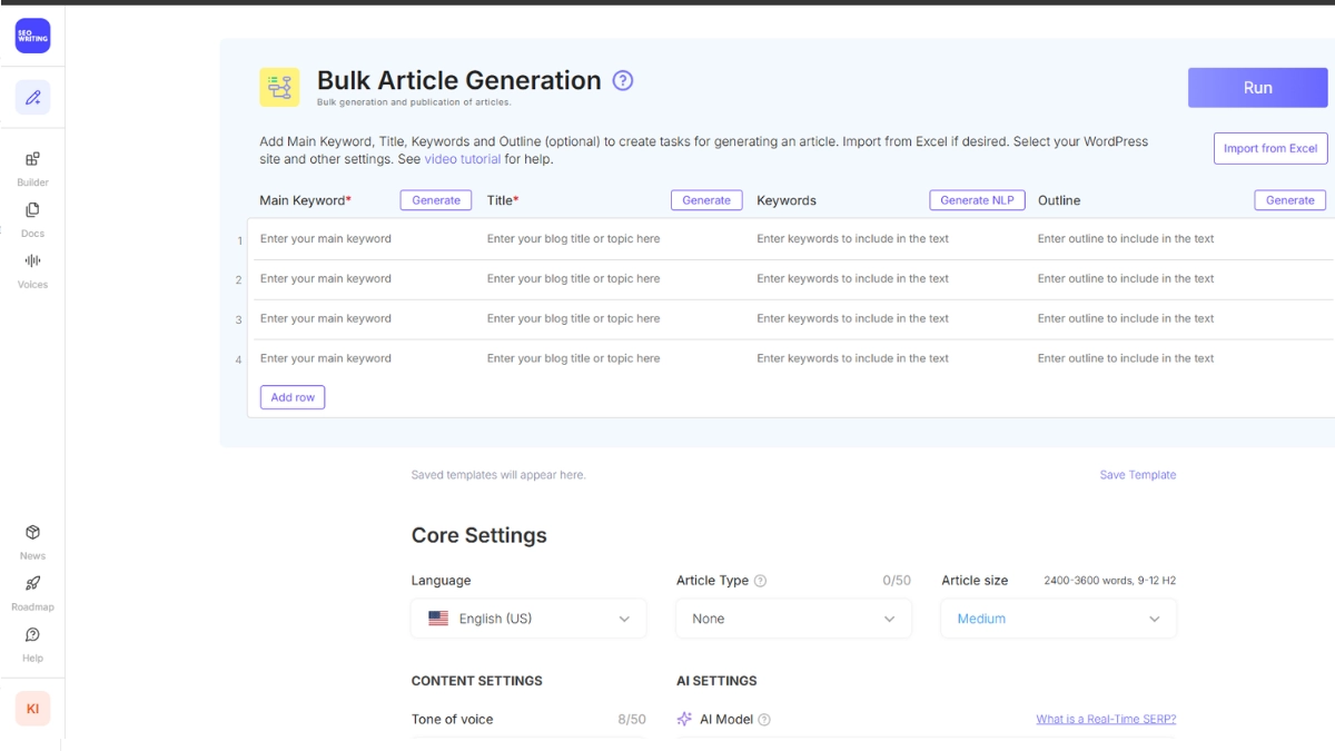 seowriting ai Bulk Articles