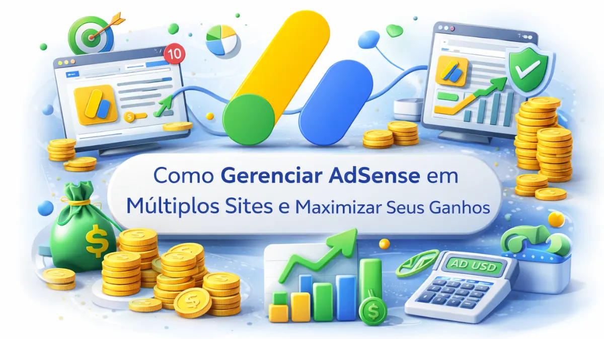 Como Gerenciar AdSense em Múltiplos Sites e Maximizar Seus Ganhos