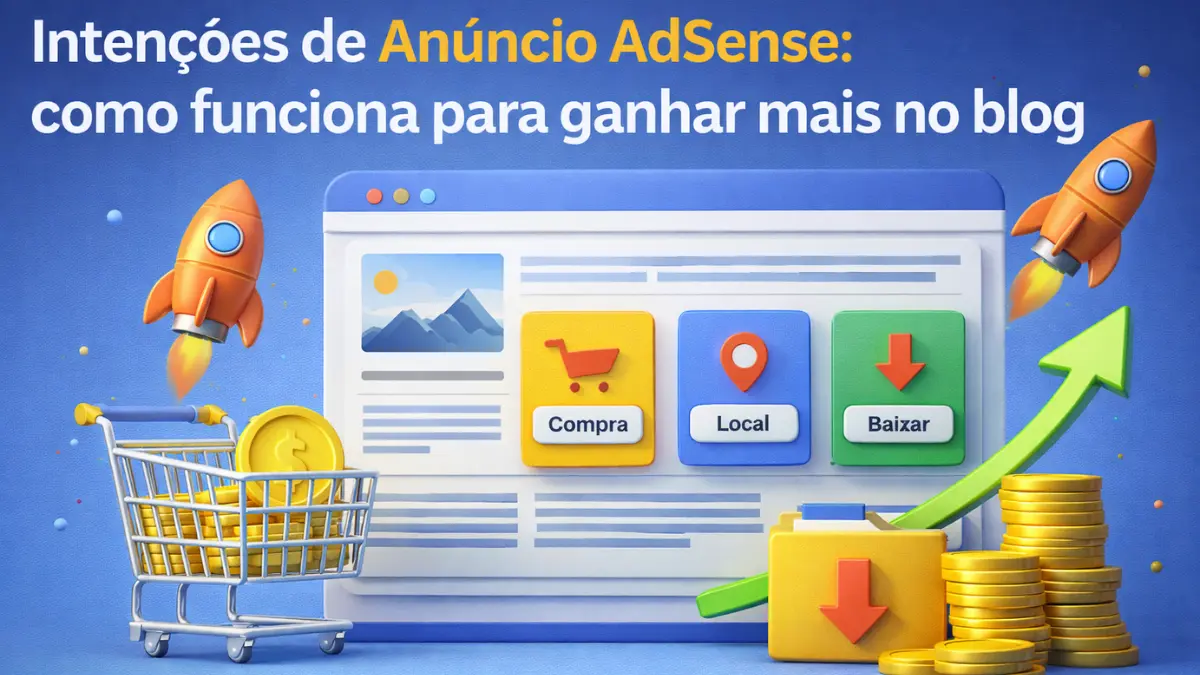 Intenções de Anúncio AdSense como funciona para ganhar mais no blog