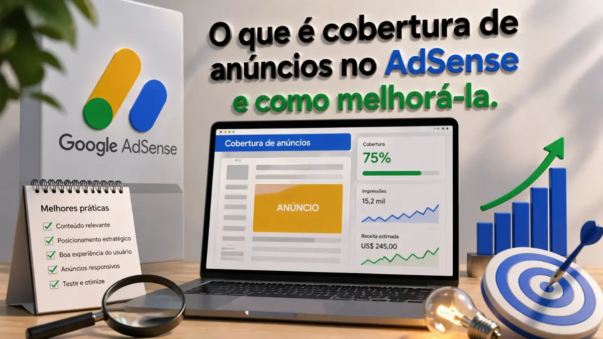 O que é cobertura de anúncios no AdSense