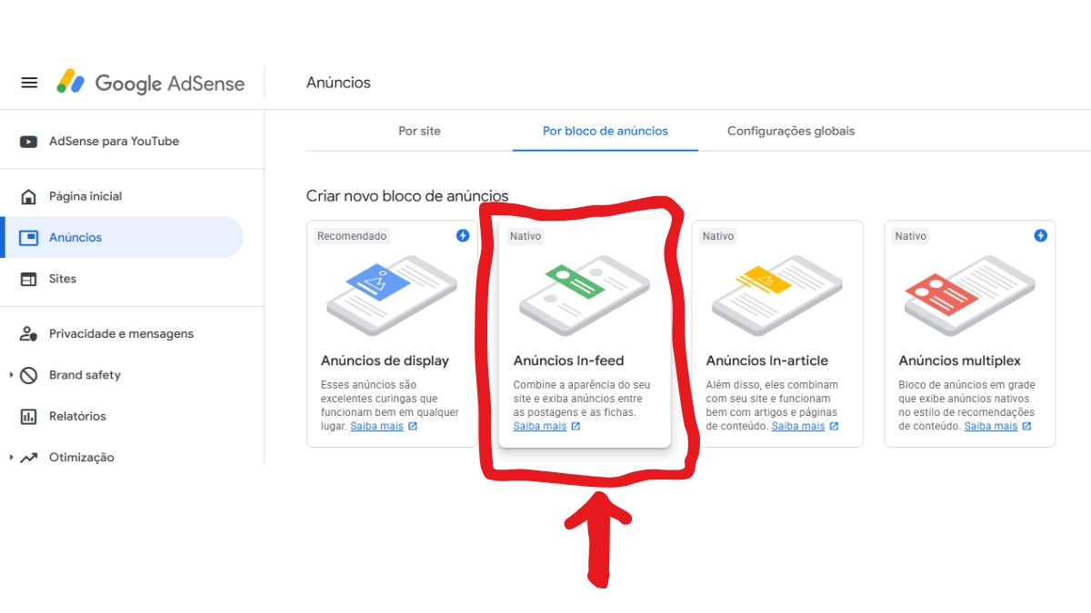 Anúncios In-feed do Google AdSense: o que são e como configurar em 2026 4 Passo a passo para configurar anúncios in-feed no Google AdSense