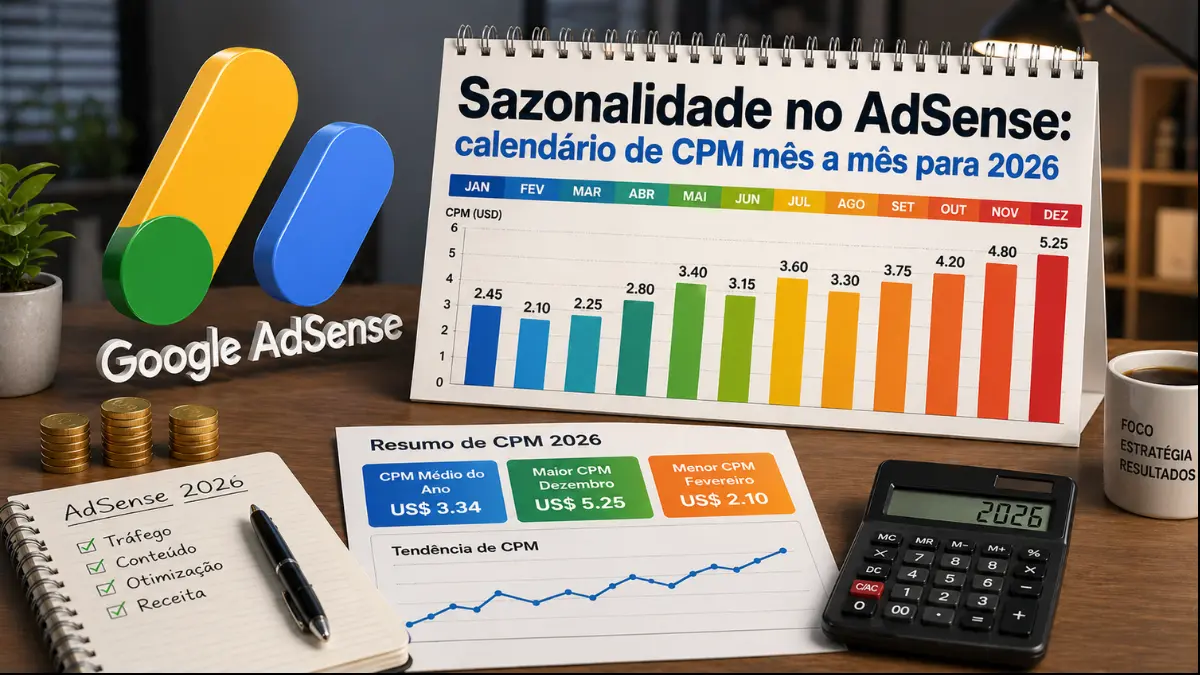 Sazonalidade no AdSense