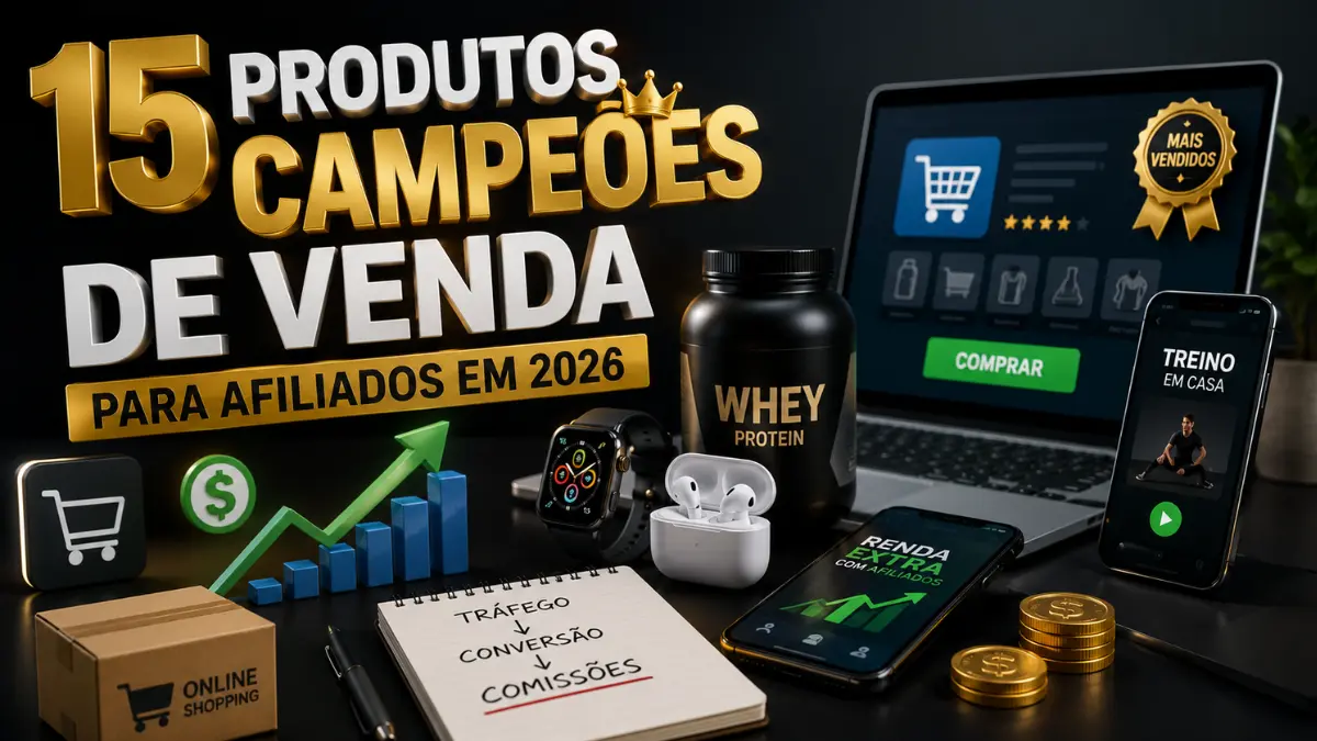 15 Produtos Campeões de Venda para Afiliados