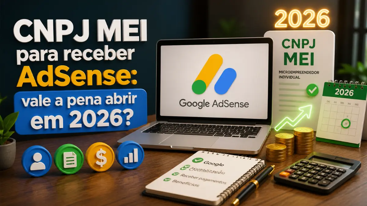 CNPJ MEI para receber AdSense