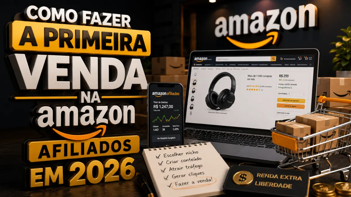 Como Fazer a Primeira Venda na Amazon Afiliados