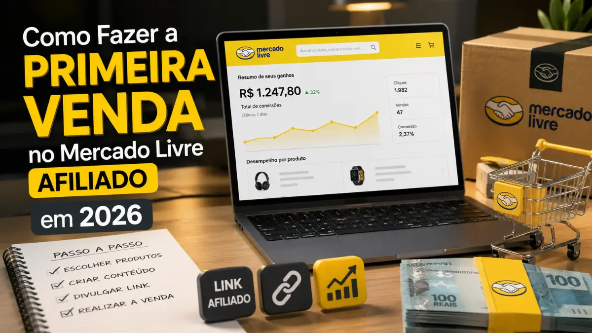 Como Fazer a Primeira Venda no Mercado Livre Afiliado