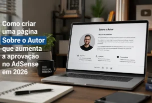 Como criar uma página Sobre o Autor