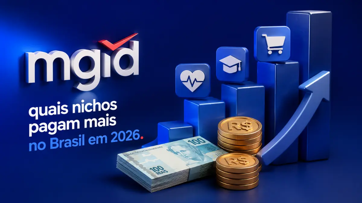 MGID quais nichos pagam mais no Brasil em 2026