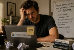 Meus erros reais nos primeiros anos com AdSense