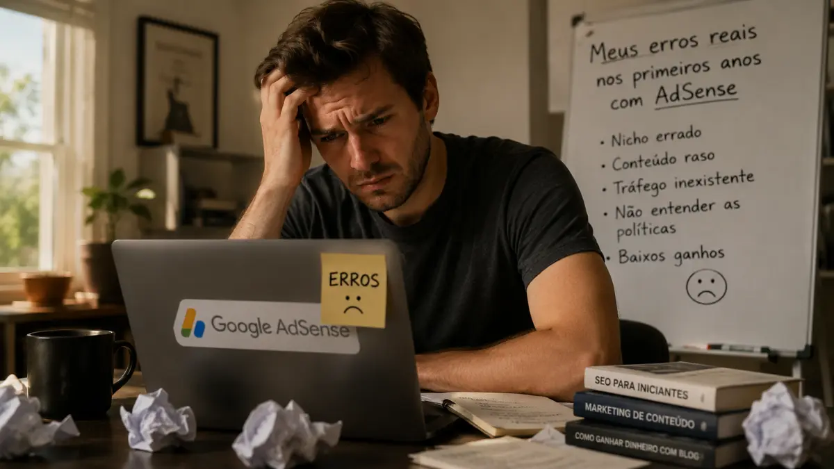 Meus erros reais nos primeiros anos com AdSense 1 Meus erros reais nos primeiros anos com AdSense