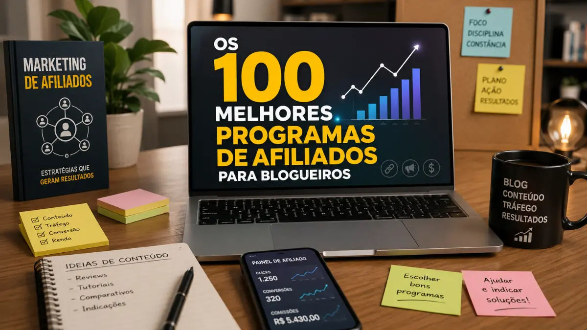 Os 100 Melhores Programas de Afiliados para Blogueiros