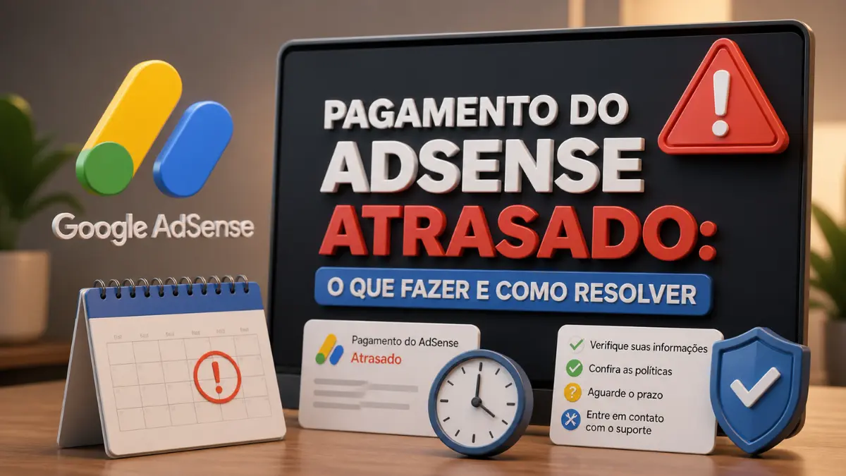 Pagamento do AdSense atrasado