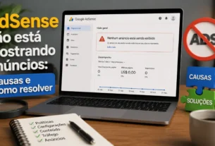 AdSense não está mostrando anúncios