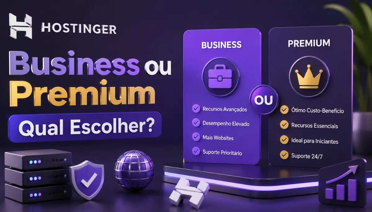 Business ou Premium da Hostinger