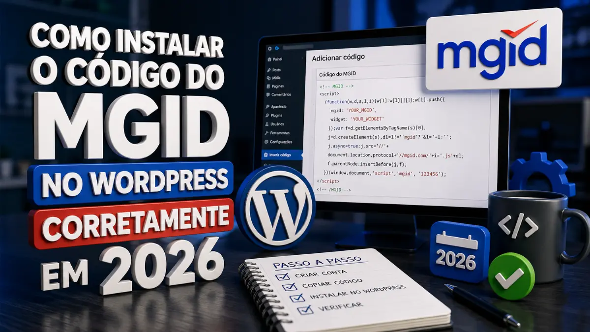 Como instalar o código do MGID no WordPress corretamente