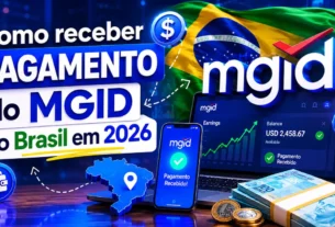 Como receber pagamento do MGID no Brasil