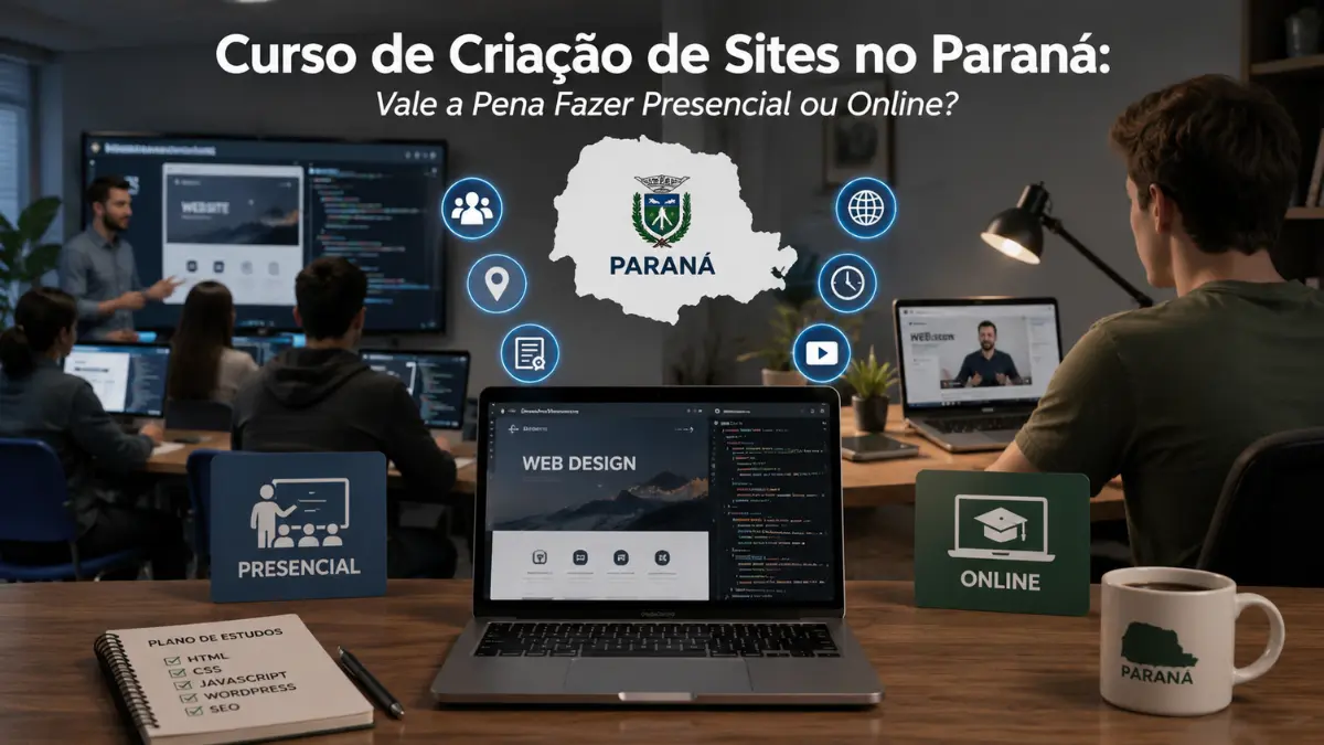 Curso de Criação de Sites no Paraná