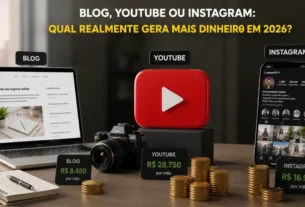 Blog, YouTube ou Instagram qual realmente gera mais dinheiro