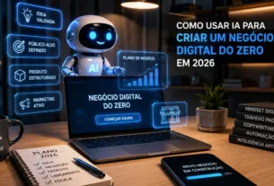 Como Usar IA Para Criar um Negócio Digital do Zero em 2026
