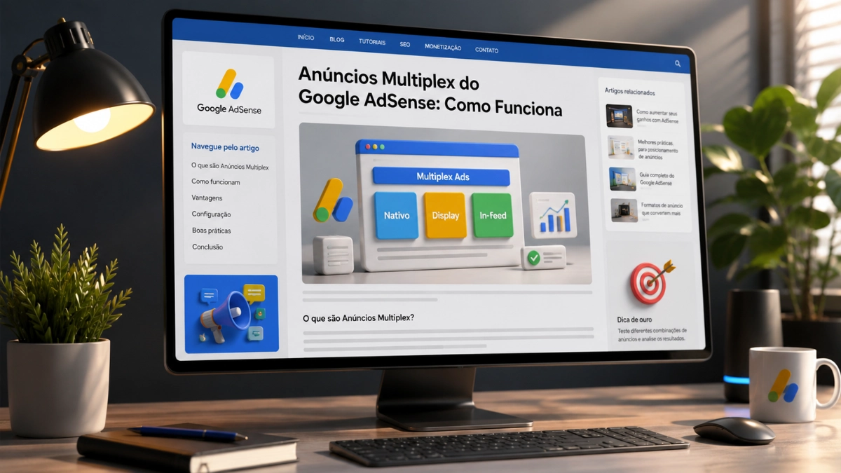 Anúncios Multiplex do Google AdSense: Como Funciona 2 O Que São os Anúncios Multiplex do Google AdSense