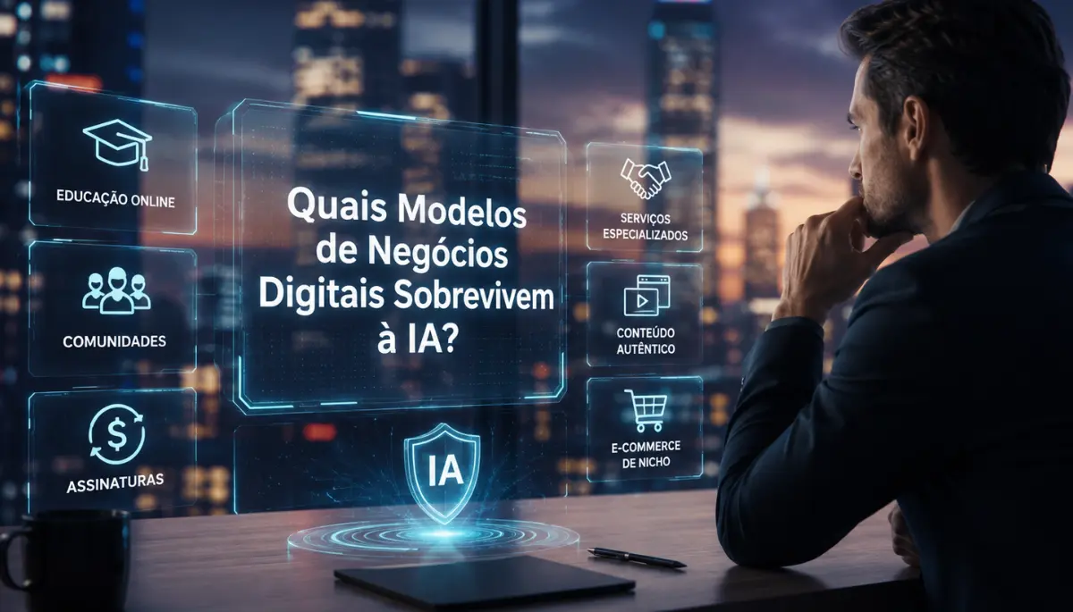 Quais Modelos de Negócios Digitais Sobrevivem à IA