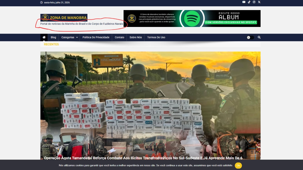 Blog Zona de Manobra: Erros que Travam a Aprovação no AdSense 2 Zona de Manobra usa o texto do título junto com a logomarca em imagem
