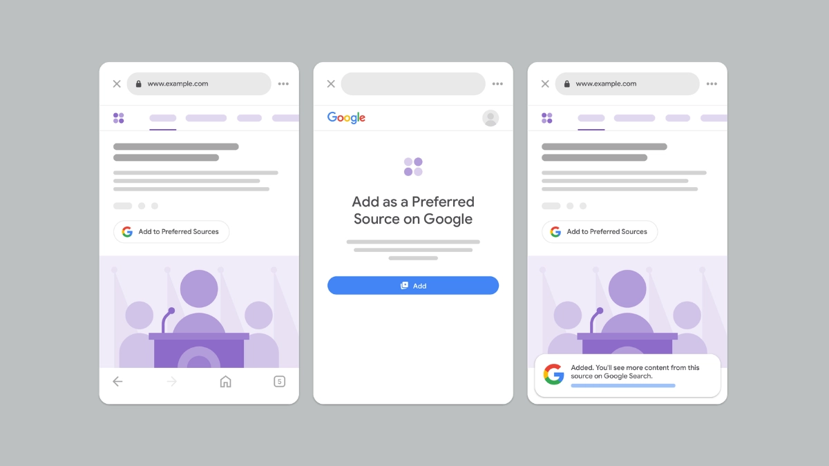 Como colocar o botão do Preferred Sources Google no seu blog WordPress