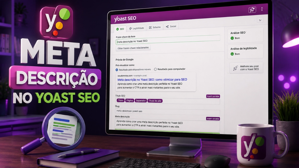 Como mudar a meta descrição no Yoast SEO