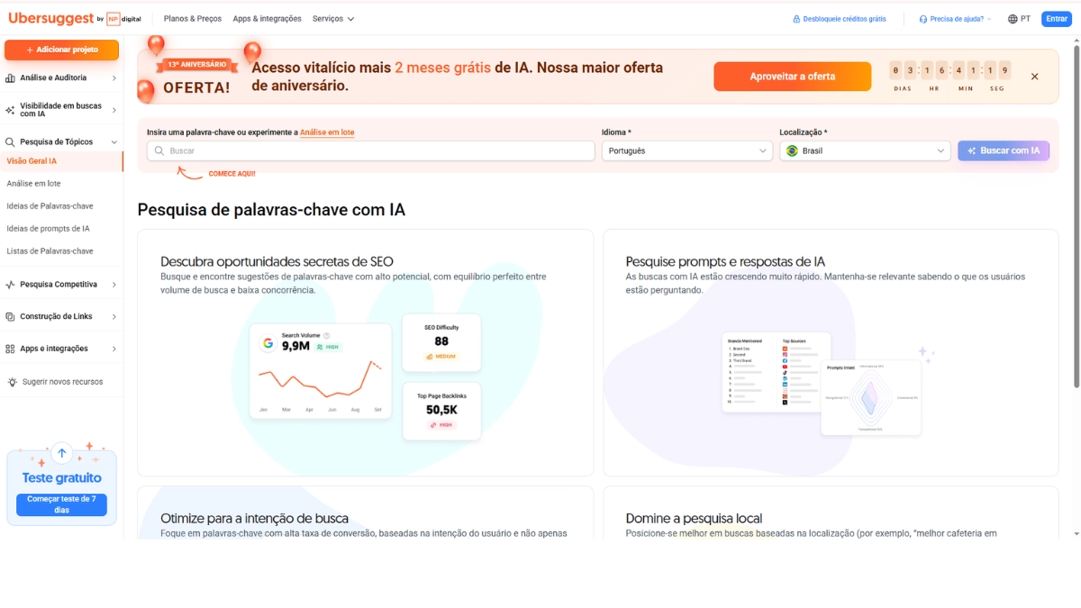 Ubersuggest vs Ahrefs: Qual Vale Mais a Pena em 2026 2 Para um blog WordPress novo ou em crescimento, minha escolha seria o Ubersuggest.